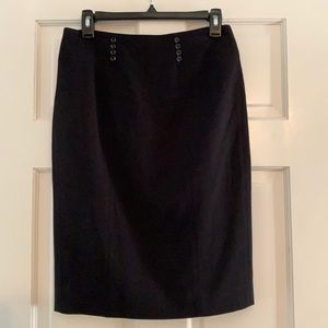 Black pencil skirt
